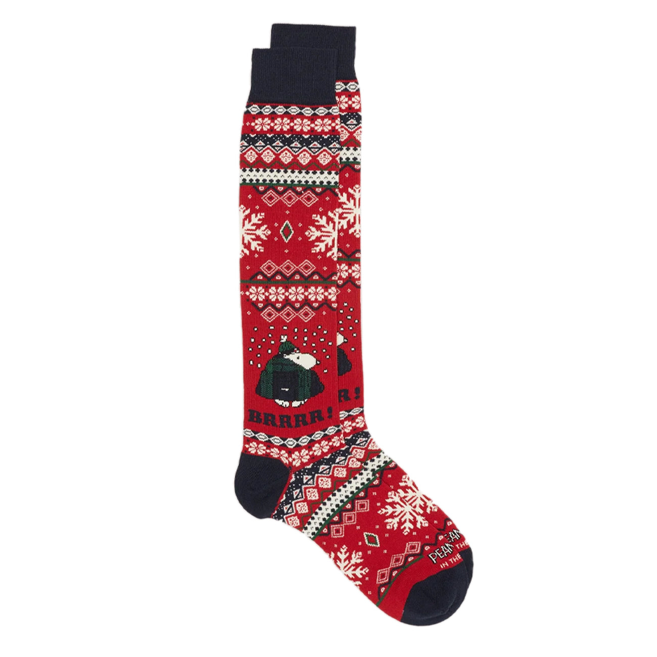 SOX IN THE BOX Calze Snoopy Puffer Unisex Rosso FW230014 10 ROSSO 