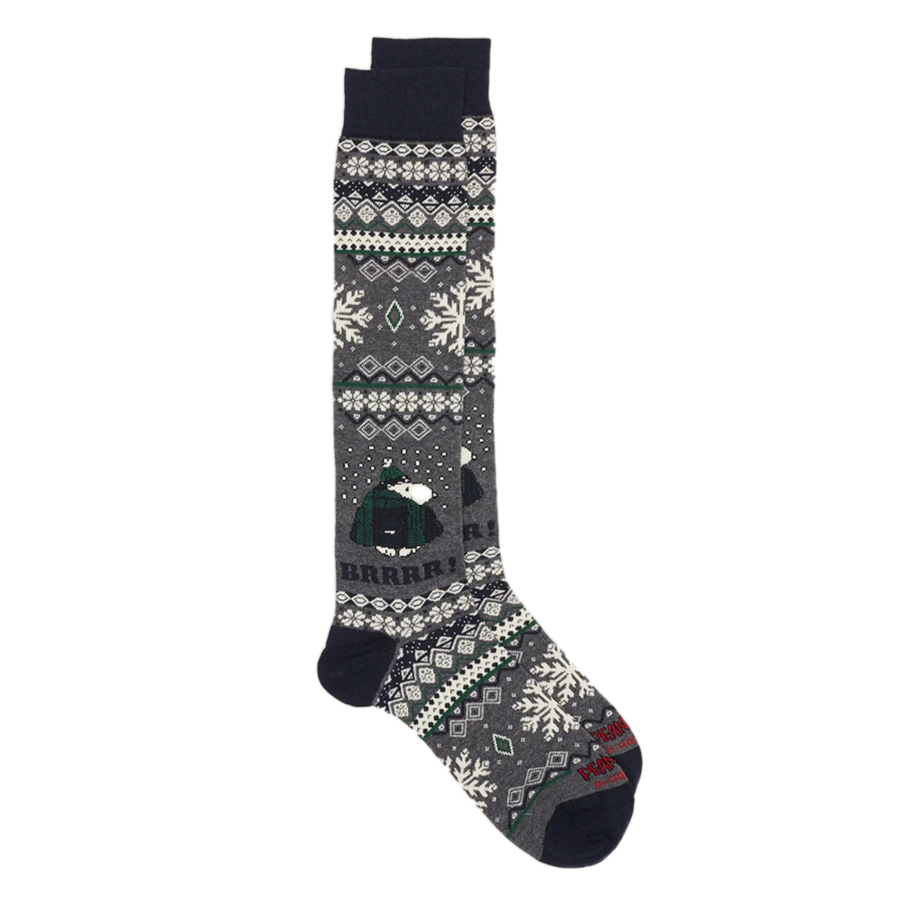SOX IN THE BOX Calze Snoopy Puffer Unisex Grigio Scuro FW230014 2 GRIGIO SCURO 