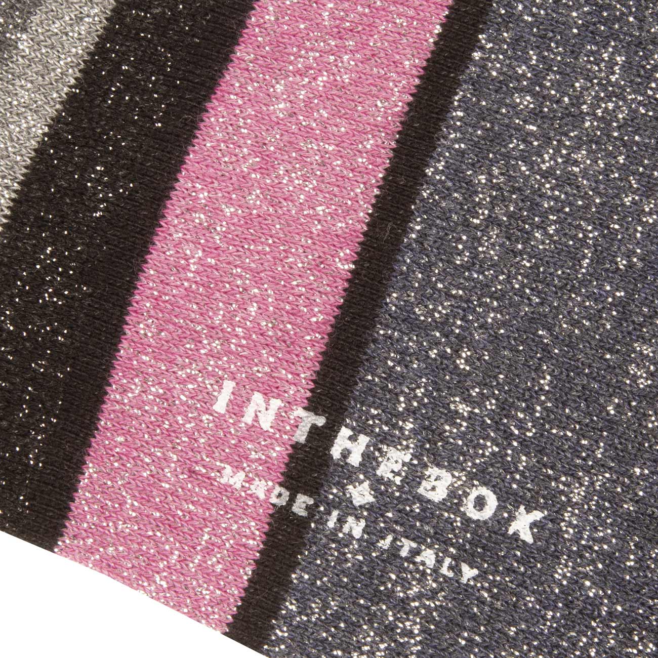 SOX IN THE BOX Calze Stripe Stardust Donna Grigio Melange FW230083 9 GRIGIO MELANGE 