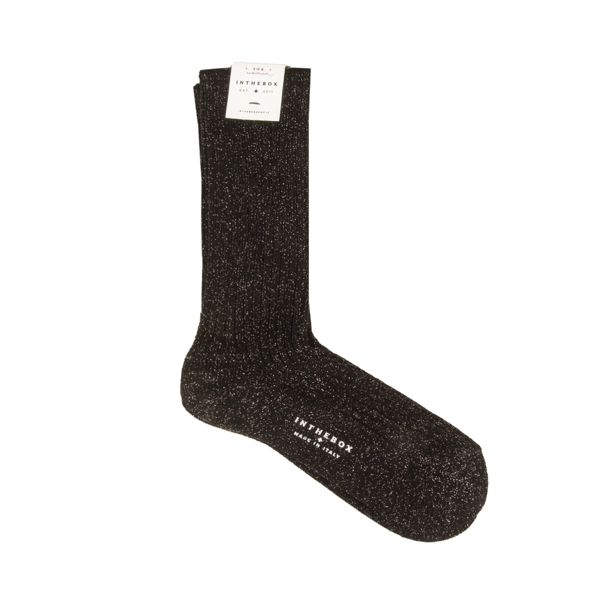 SOX IN THE BOX Calze Lunghe Basic Stardust Donna Nero FW230084 11 NERO 