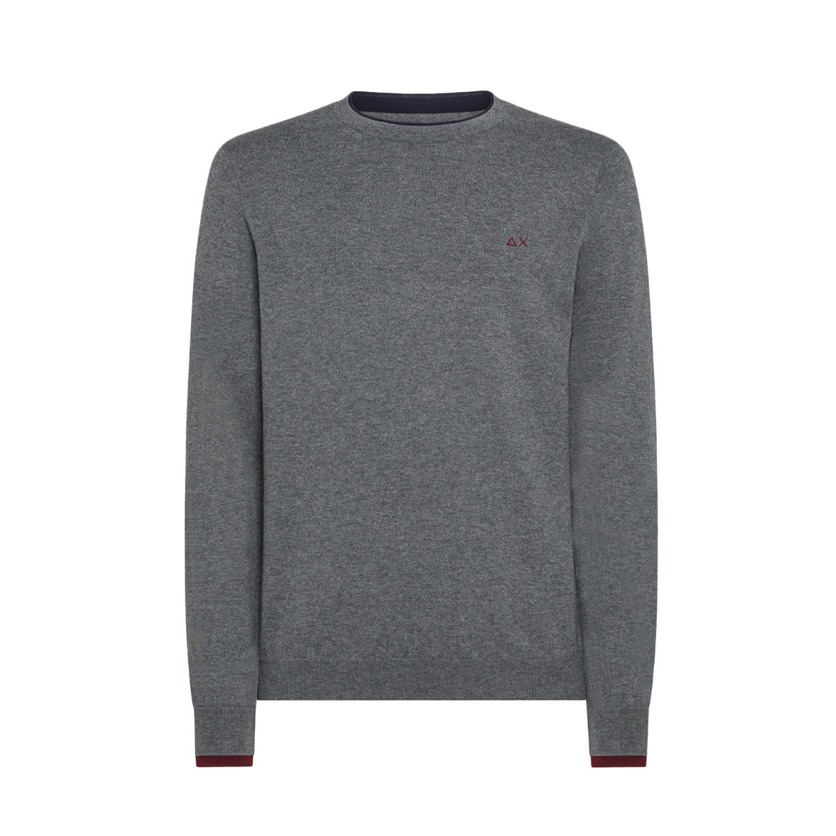 SUN68 Pull A Costine In Lana Uomo Grigio K43106 34 GRIGIO 