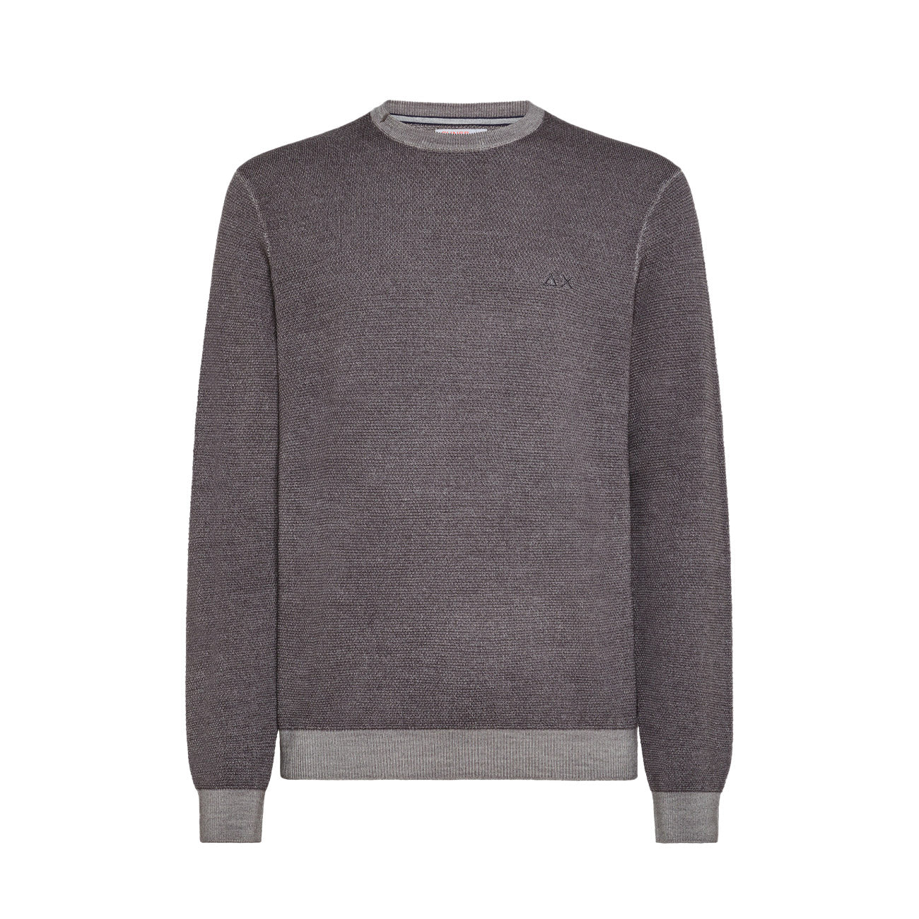 SUN68 Maglia Round Vintage Uomo Acciaio K43128 91 ACCIAIO 