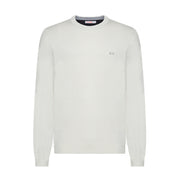 SUN68 Maglia Round Solid Color Uomo Bianco K43134 01 BIANCO 