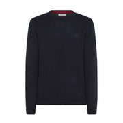 SUN68 Maglia Round Solid Color Uomo Blu Navy K43134 07 BLU NAVY 
