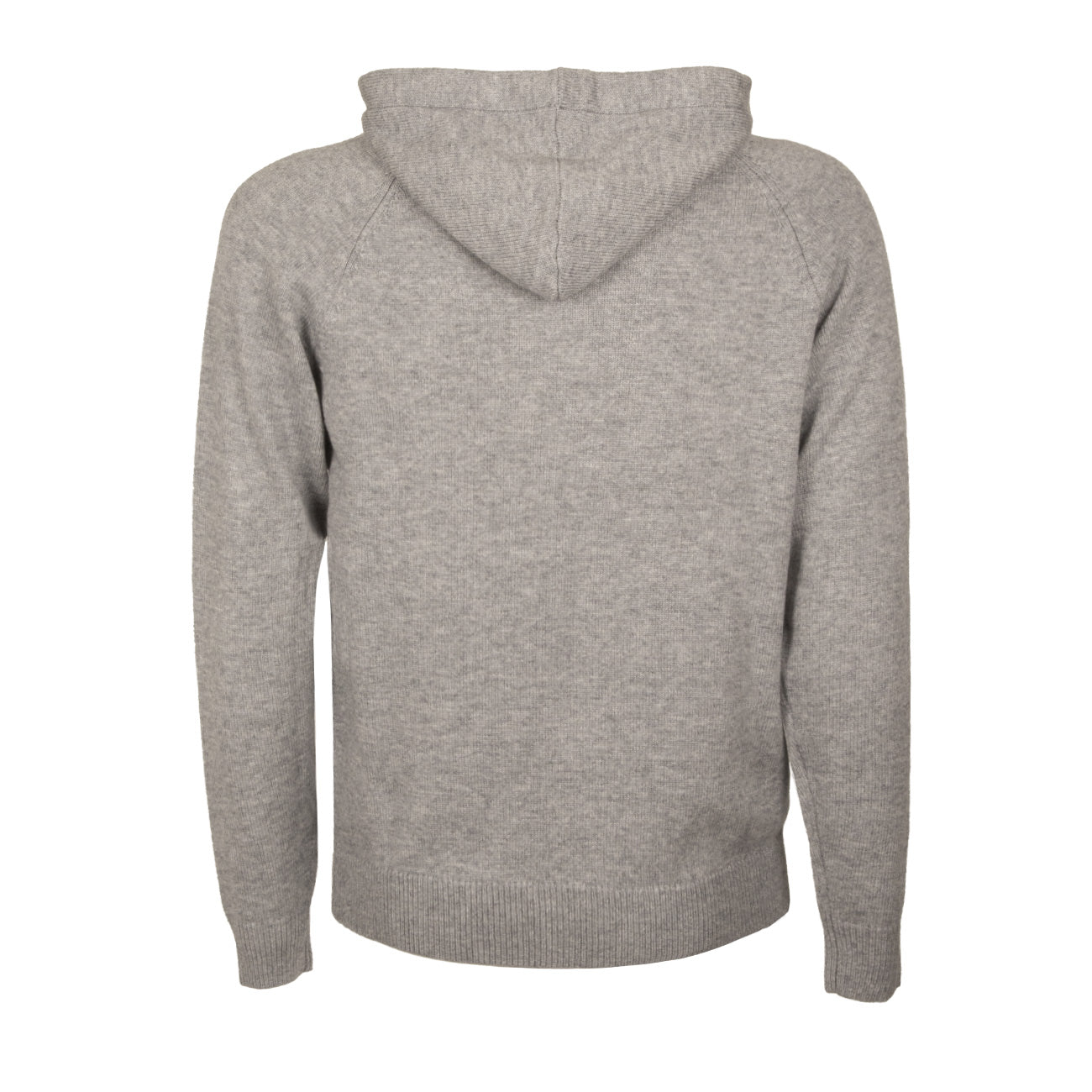 SUN68 Felpa Solid Color In Misto Lana Uomo Grigio K43137 06 GRIGIO 