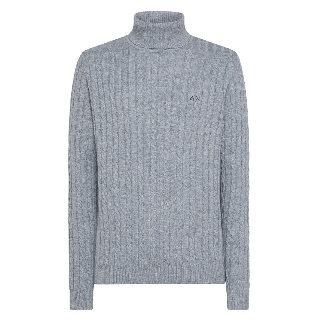SUN68 Maglia Turle Cable Uomo Grigio K43140 06 GRIGIO 
