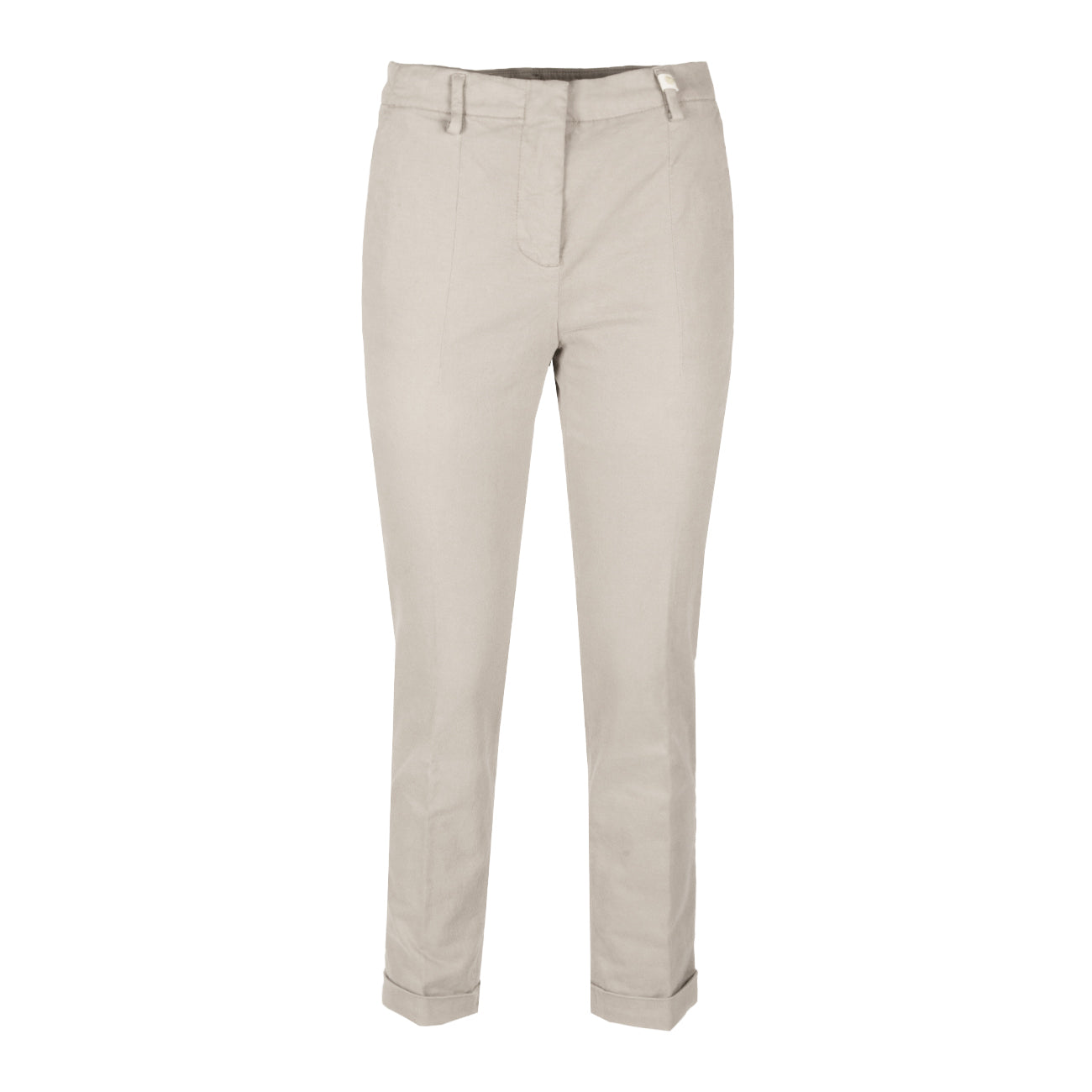TELERIA ZED Pantalone In Cotone Donna Sasso CAMILA-QS 060 SASSO 