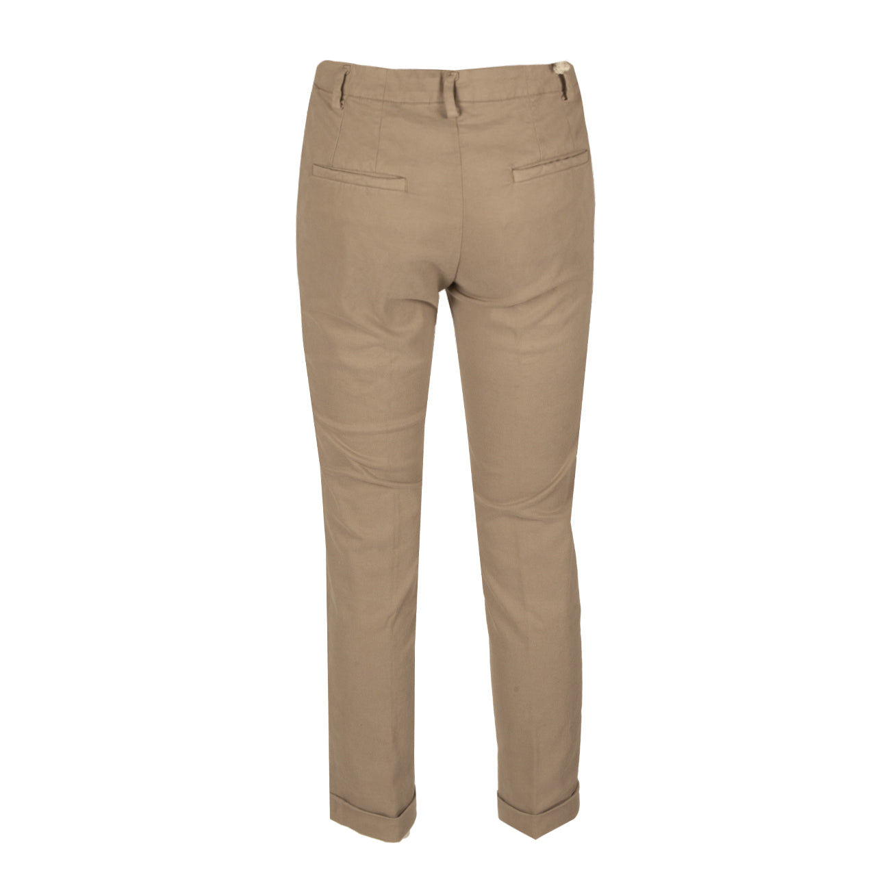 TELERIA ZED Pantalone In Cotone Donna Tortora CAMILA-QS 700 TORTORA 