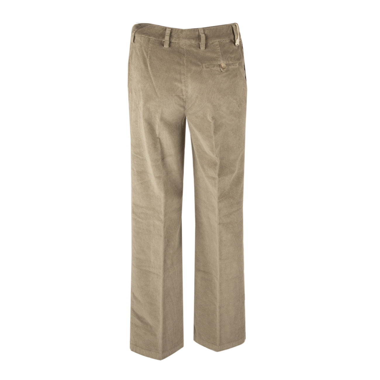TELERIA ZED Pantalone In Velluto Donna Tortora ELLE-QVR 700 TORTORA 