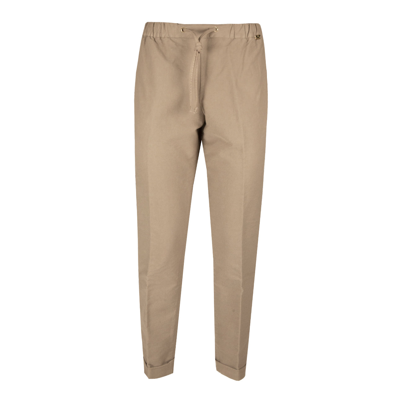 TELERIA ZED Joggers D. Chino Elast. Vita C/Coulisse Slim Garb. Stretch Teleria Zed MONROE-T6E 700 TORTORA 