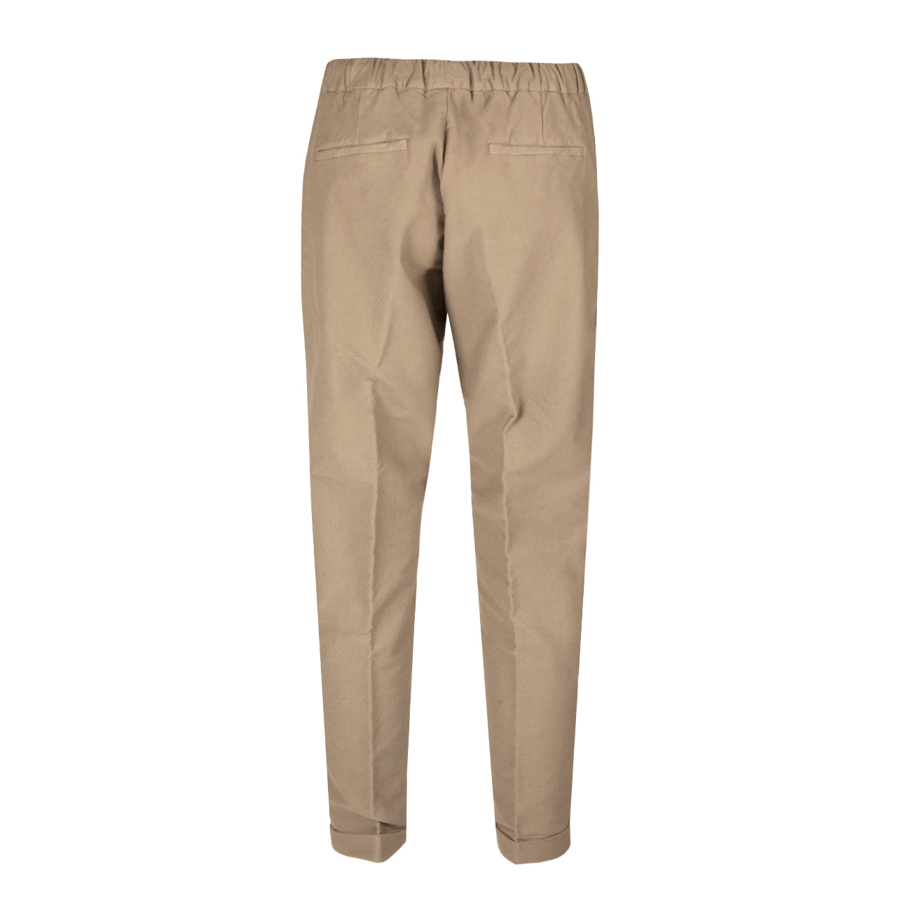 TELERIA ZED Joggers D. Chino Elast. Vita C/Coulisse Slim Garb. Stretch Teleria Zed MONROE-T6E 700 TORTORA 