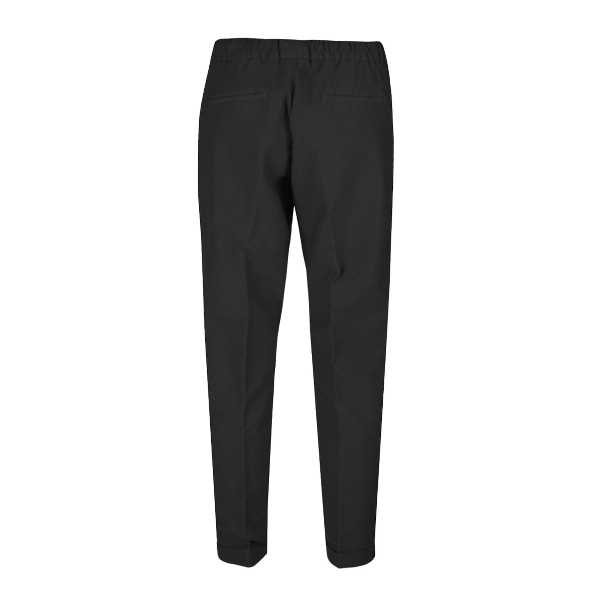 TELERIA ZED Joggers D. Chino Elast. Vita C/Coulisse Slim Garb. Stretch Teleria Zed MONROE-T6E 999 NERO 