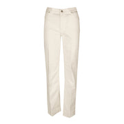 TELERIA ZED Pantalone In Gabardine Donna Natural SARA-Q8A 002 NATURAL 