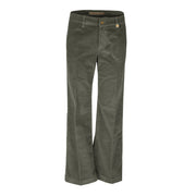 TELERIA ZED Pantalone 5 Tasche In Velluto Donna Muschio SHAILA-QVR 640 MUSCHIO 
