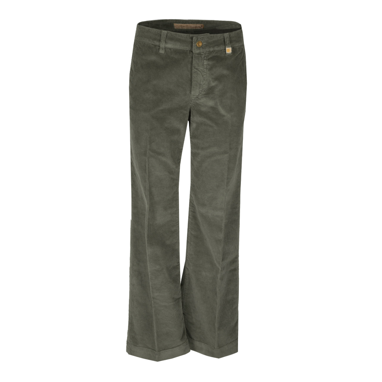 TELERIA ZED Pantalone 5 Tasche In Velluto Donna Muschio SHAILA-QVR 640 MUSCHIO 