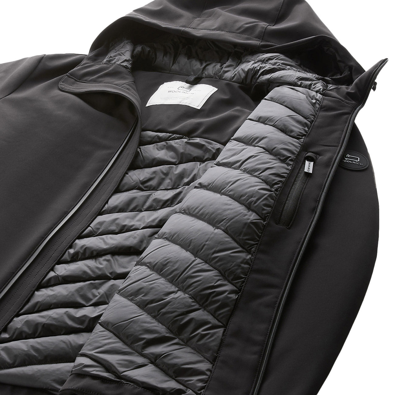 WOOLRICH Giacca Pacific In Tech Softshell Uomo Nero CFWOOU0791MRUT3496 100 BLACK 