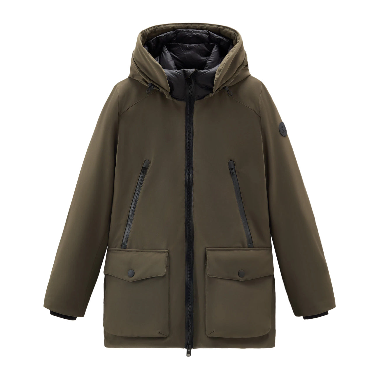 WOOLRICH Parka Softshell Uomo Dark Green CFWOOU0859MRUT3496 614 DARK GREEN 