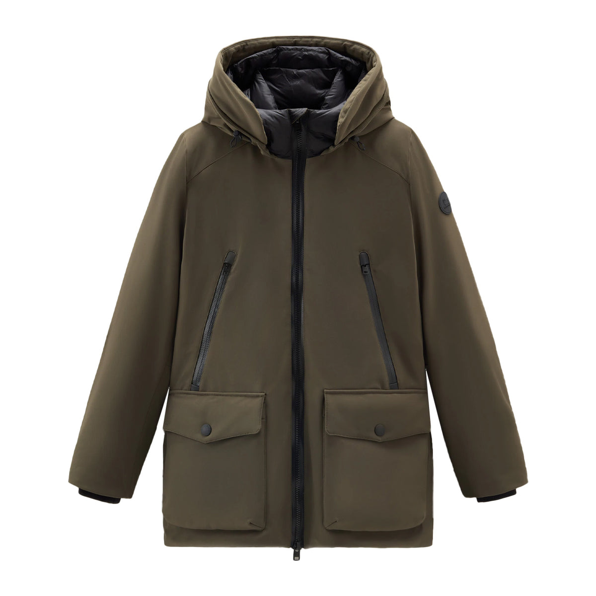 WOOLRICH Parka Softshell Uomo Dark Green CFWOOU0859MRUT3496 614 DARK GREEN 