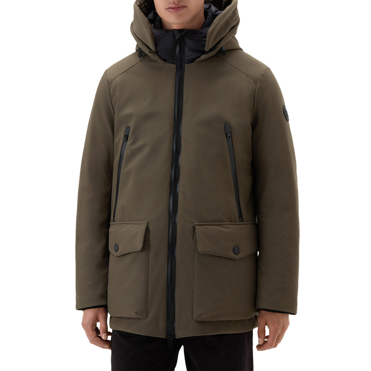 WOOLRICH Parka Softshell Uomo Dark Green CFWOOU0859MRUT3496 614 DARK GREEN 