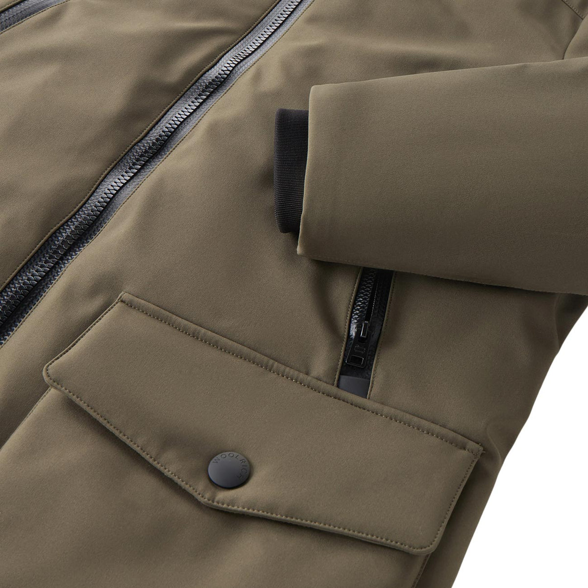 WOOLRICH Parka Softshell Uomo Dark Green CFWOOU0859MRUT3496 614 DARK GREEN 