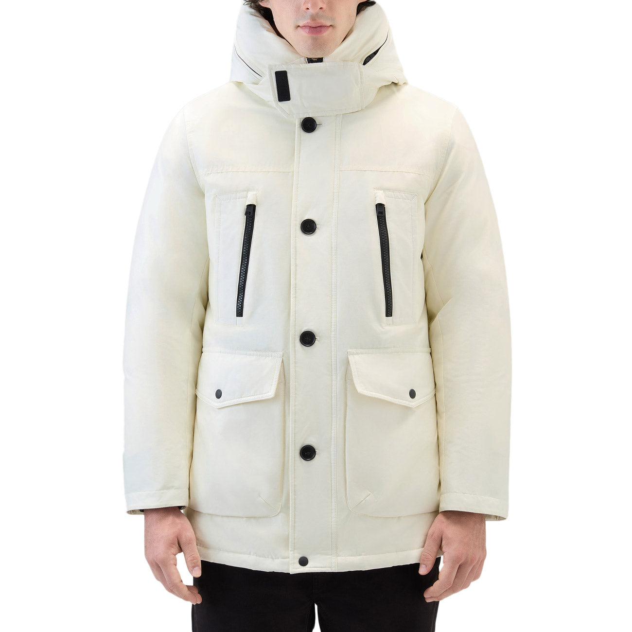 WOOLRICH Parka Arctic Evolution Uomo Artic White CFWOOU0866MRUT0001 ARW ARTIC WHITE 