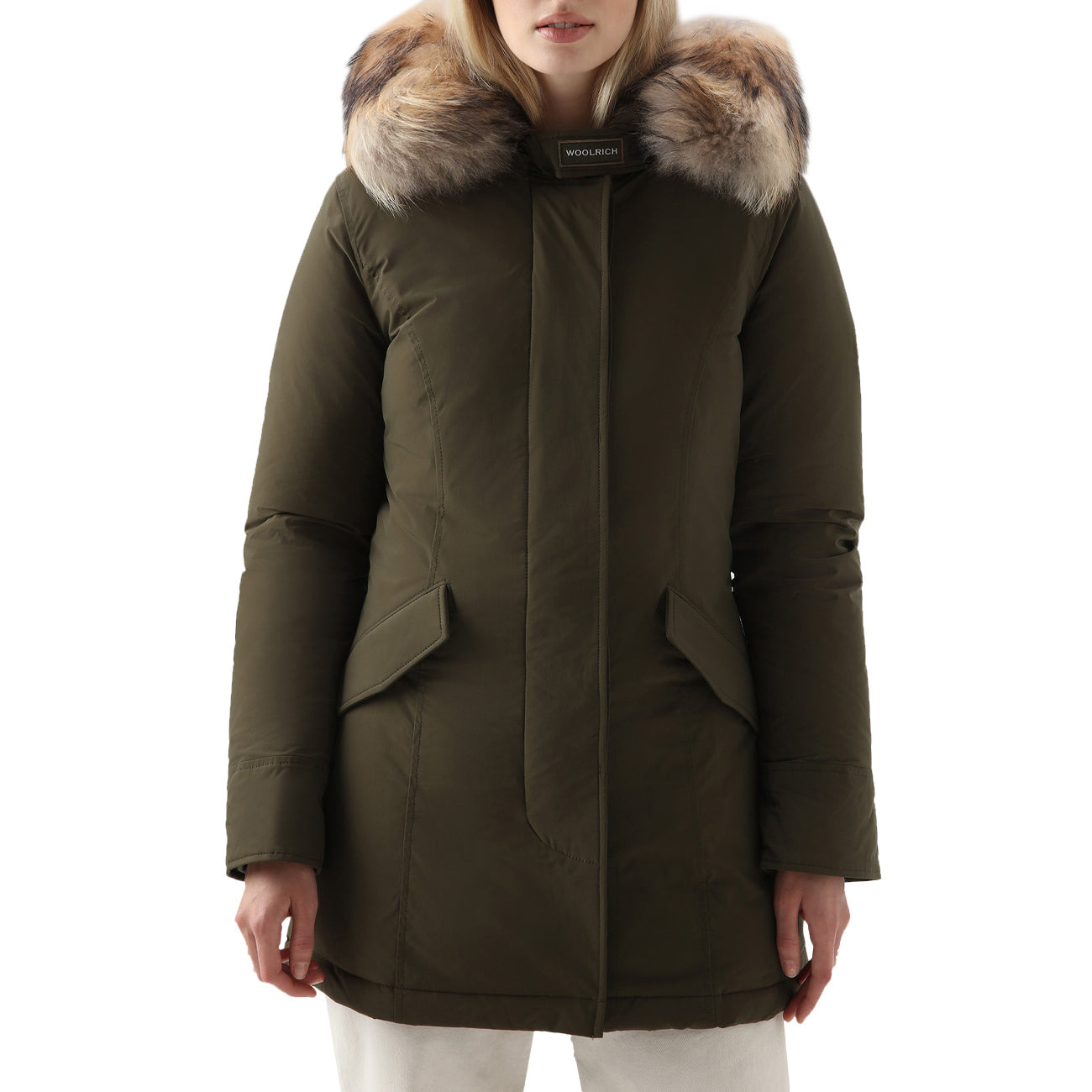 WOOLRICH Parka Luxury Artic Donna Dark Green CFWWOU0652FRUT3128 614 DARK GREEN 