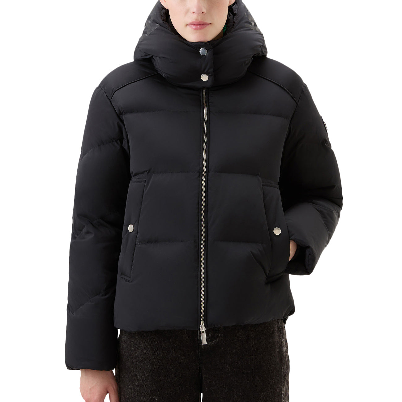 WOOLRICH Piumino Corto Alsea Donna Nero CFWWOU0883FRUT1148 100 BLACK 
