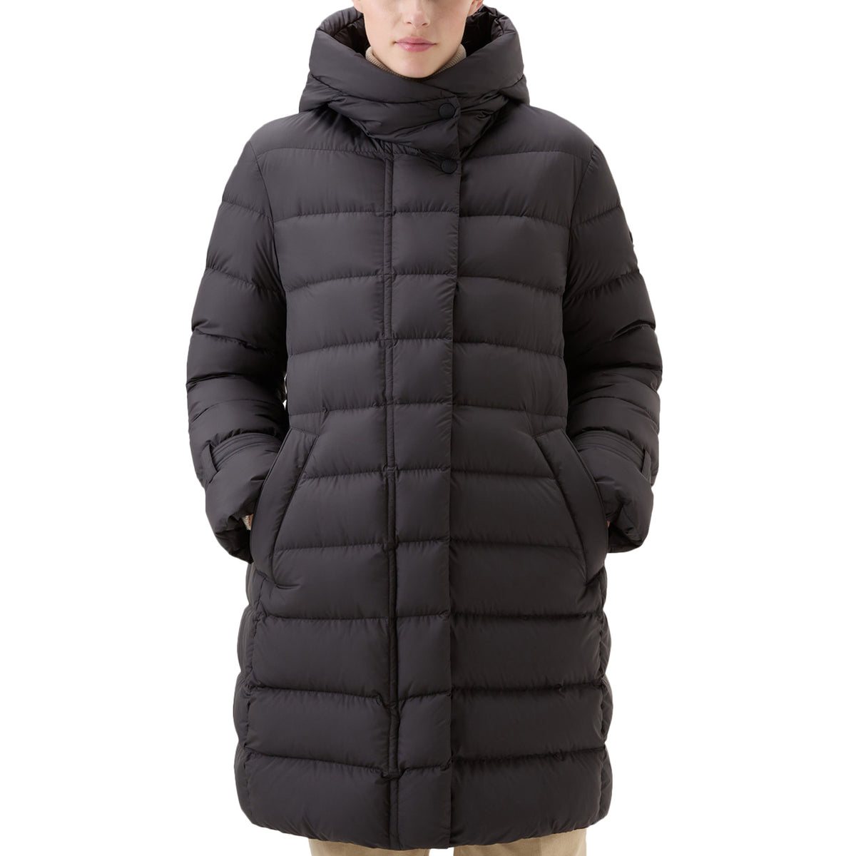 WOOLRICH Parka Ellis Donna Nero CFWWOU0909FRUT2635 100 BLACK 