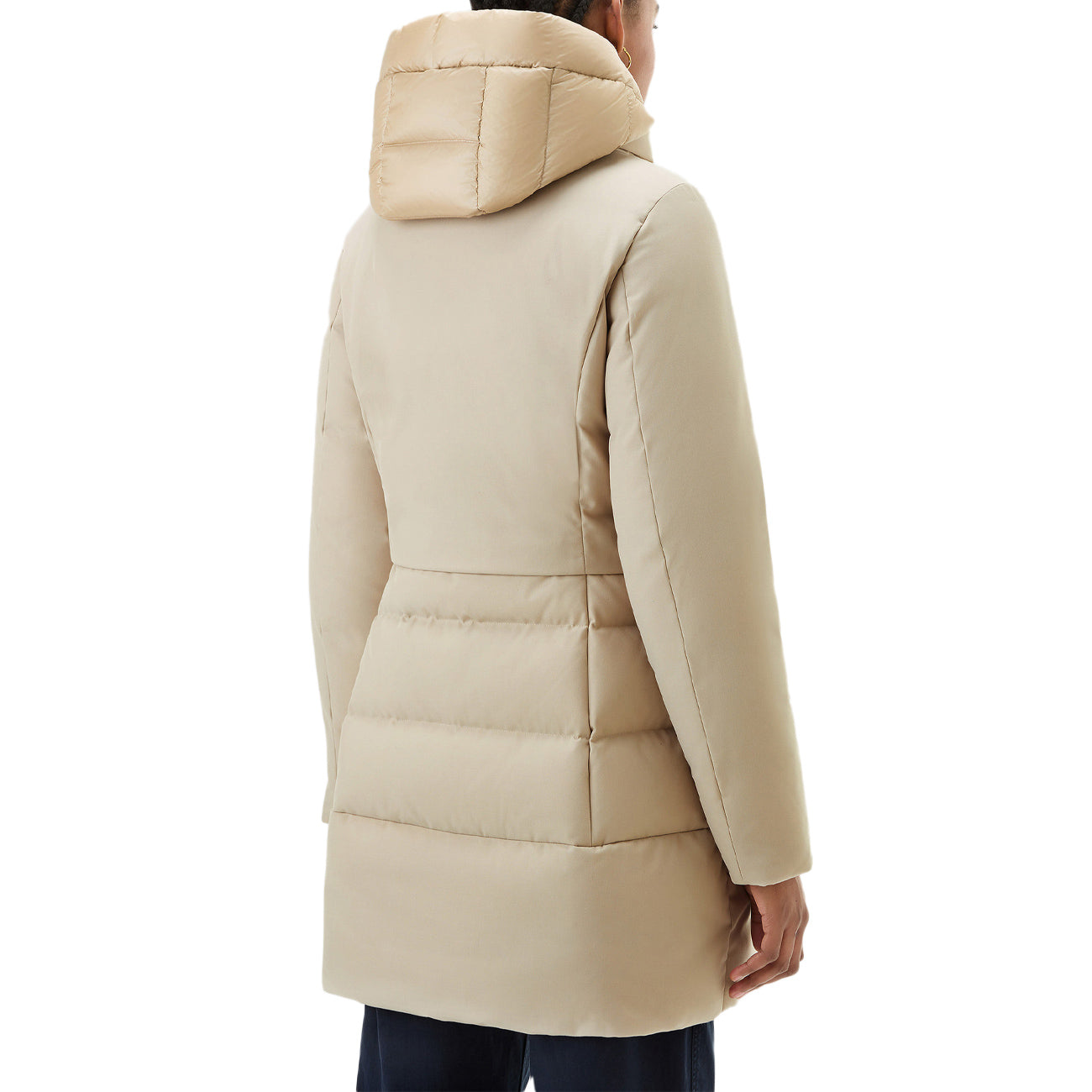 WOOLRICH Parka Luxe Puffy Prescott 2In1 Donna Noisette CFWWOU0915FRUT2346 7234 NOISETTE 