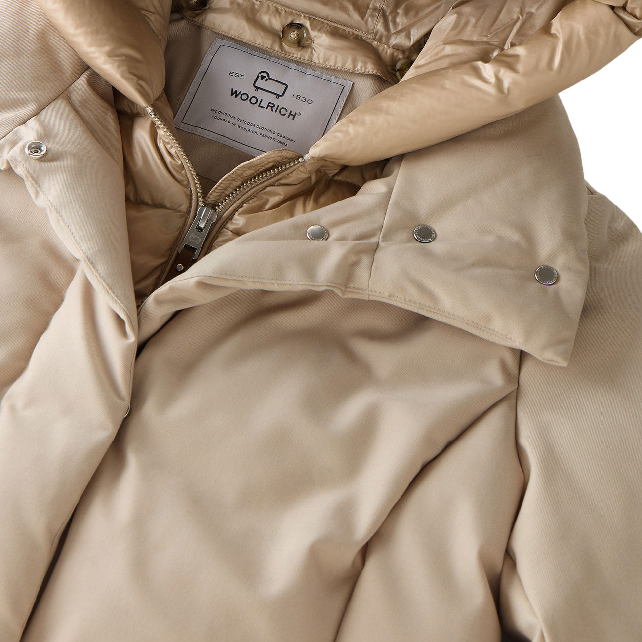 WOOLRICH Parka Luxe Puffy Prescott 2In1 Donna Noisette CFWWOU0915FRUT2346 7234 NOISETTE 