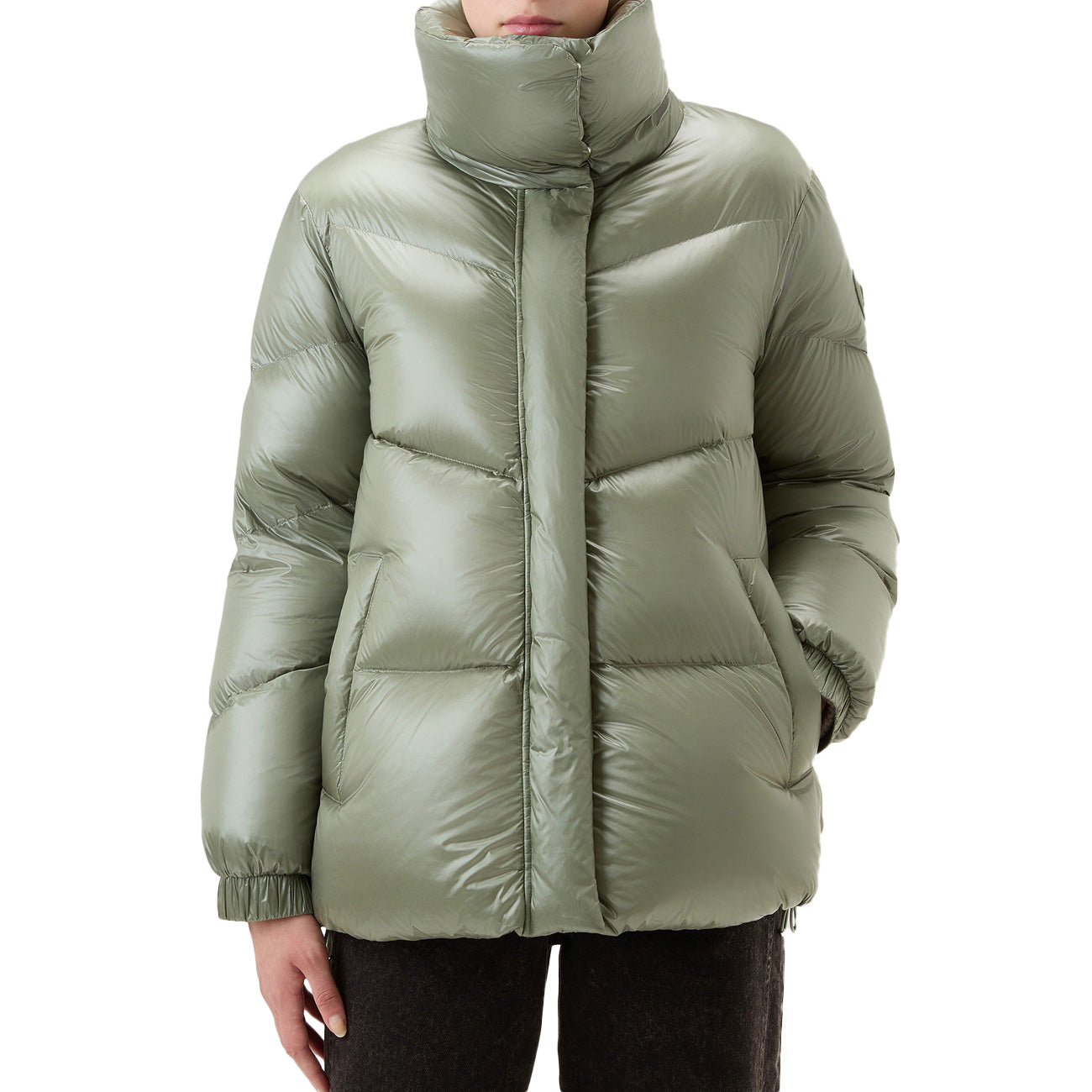 WOOLRICH Piumino Aliquippa Donna Tundra Grey CFWWOU0925FRUT3085 1222 TUNDRA GREY 