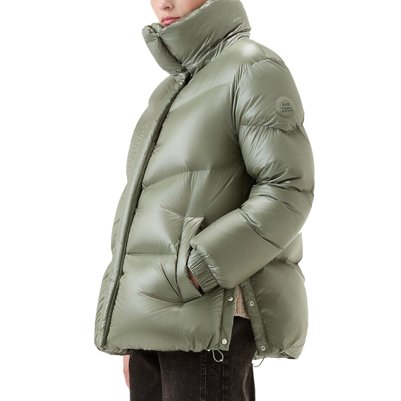 WOOLRICH Piumino Aliquippa Donna Tundra Grey CFWWOU0925FRUT3085 1222 TUNDRA GREY 