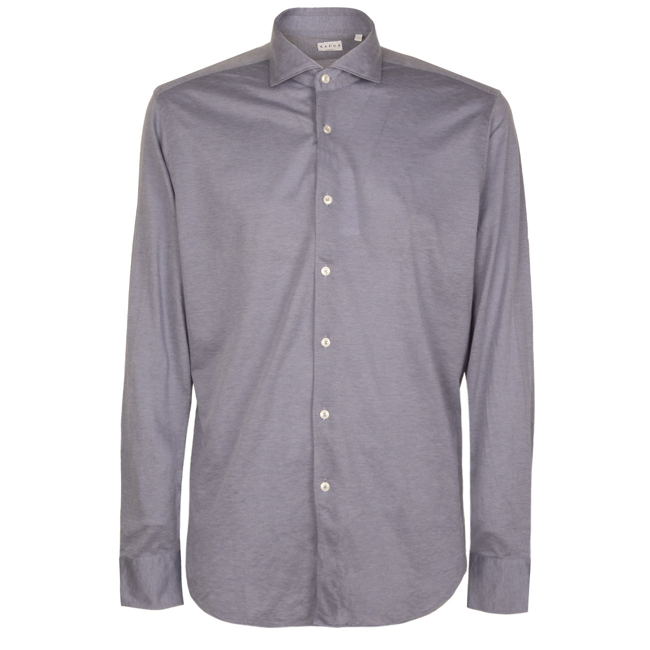XACUS Camicia In Misto Cotone Uomo Blu 51474 004 BLU 