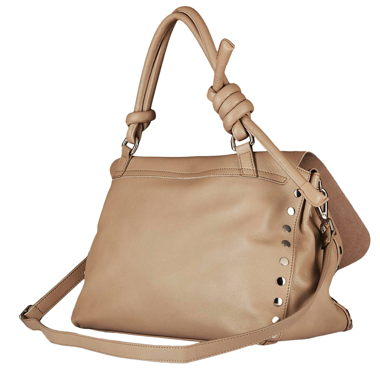 ZANELLATO Borsa Postina M Piuma Knot Donna Beige Acacia 068090 0660000 M Z0220 BEIGE ACACIA 