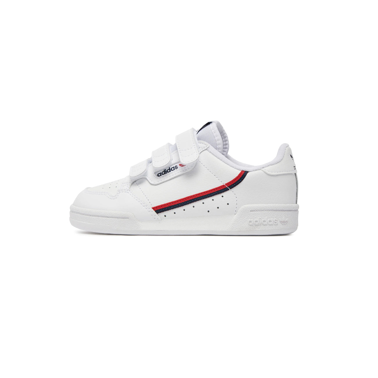 ADIDAS Scarpe Continental 80 Bimbo White Scarlet EH3222 FTWWHT/FTWWHT/SCARLE 