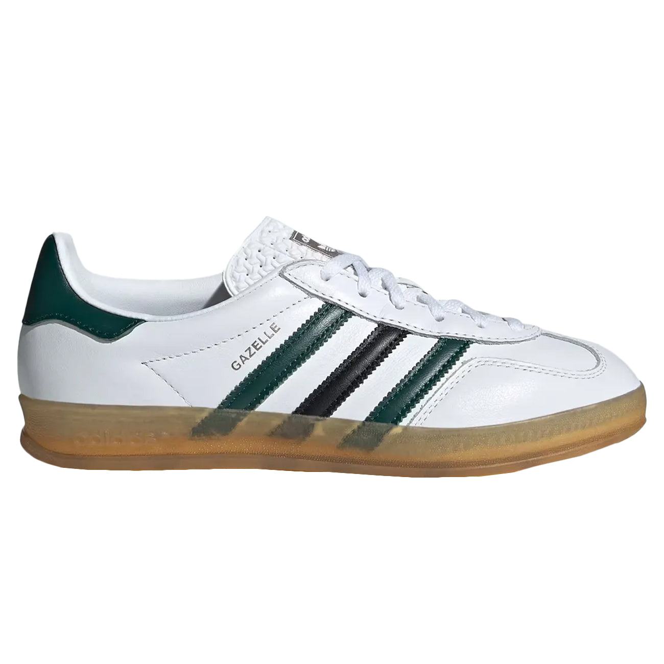 ADIDAS Sneakers Gazelle Indoor Unisex White Green Black IE2957 FTWWHT/CGREEN/CBLACK 
