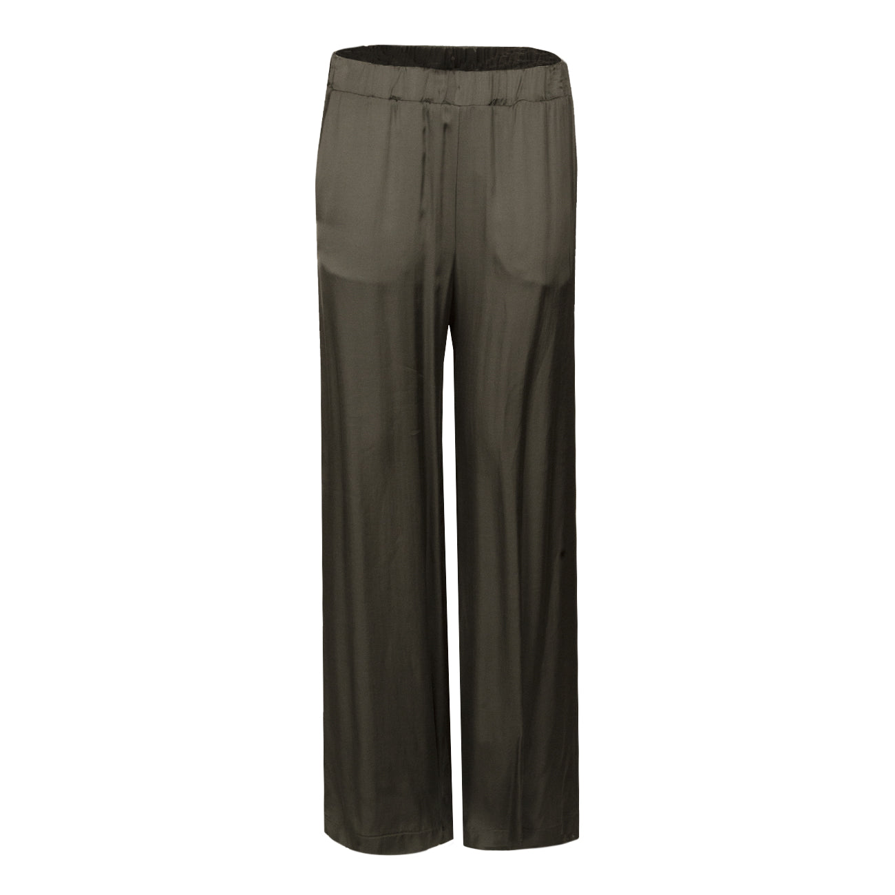 ALPHA STUDIO Pantalone A Palazzo Satin Donna Salvia AD-6514Q 2261 SALVIA 