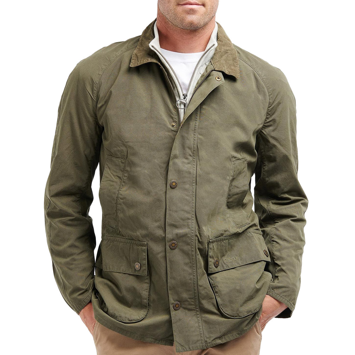 BARBOUR Giubbotto Ashby Uomo Olive MCA0792 OL51 OLIVE 
