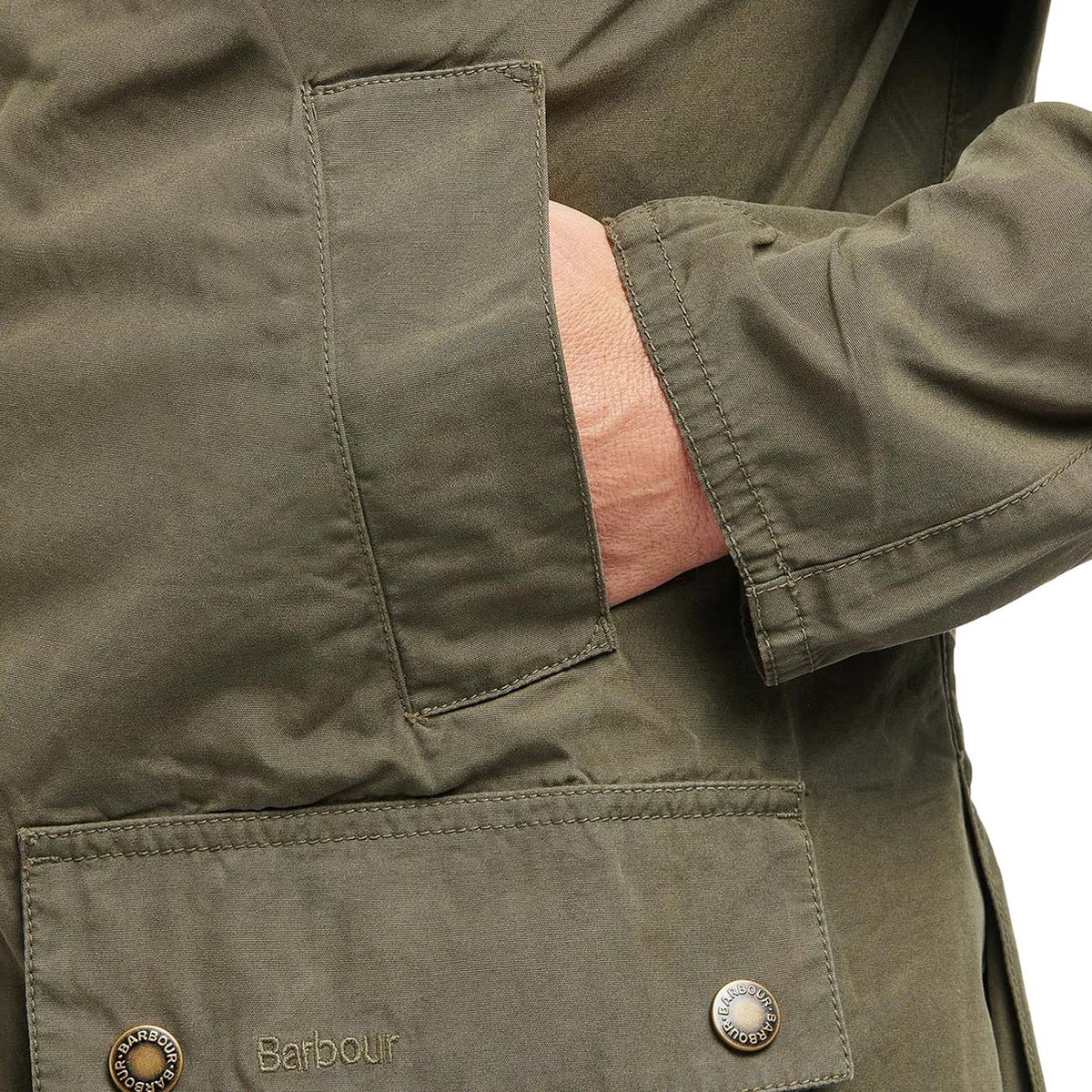 BARBOUR Giubbotto Ashby Uomo Olive MCA0792 OL51 OLIVE 