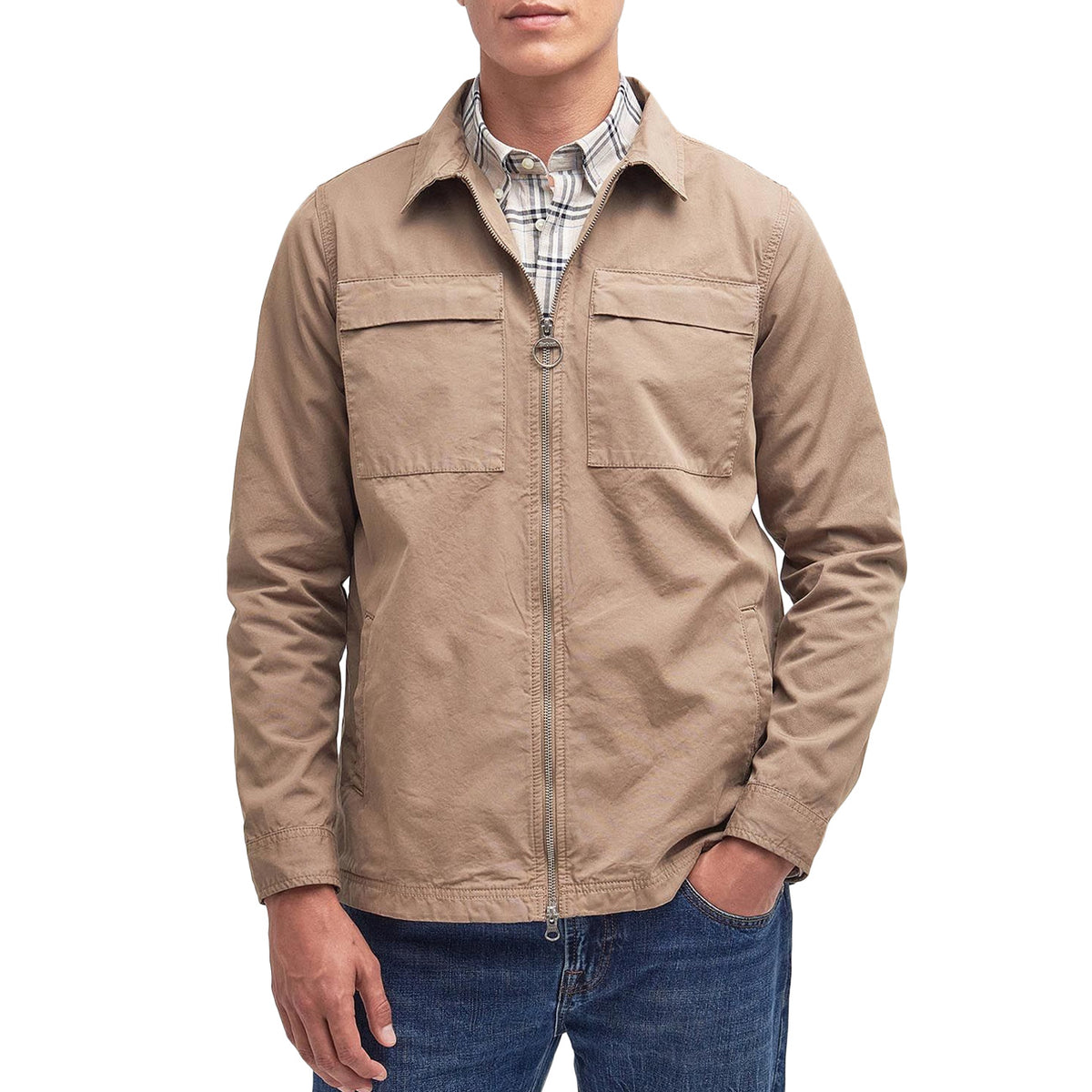 BARBOUR Overshirt Glendale Uomo Military Brown MOS0358 BR31 MILITARY BROWN 