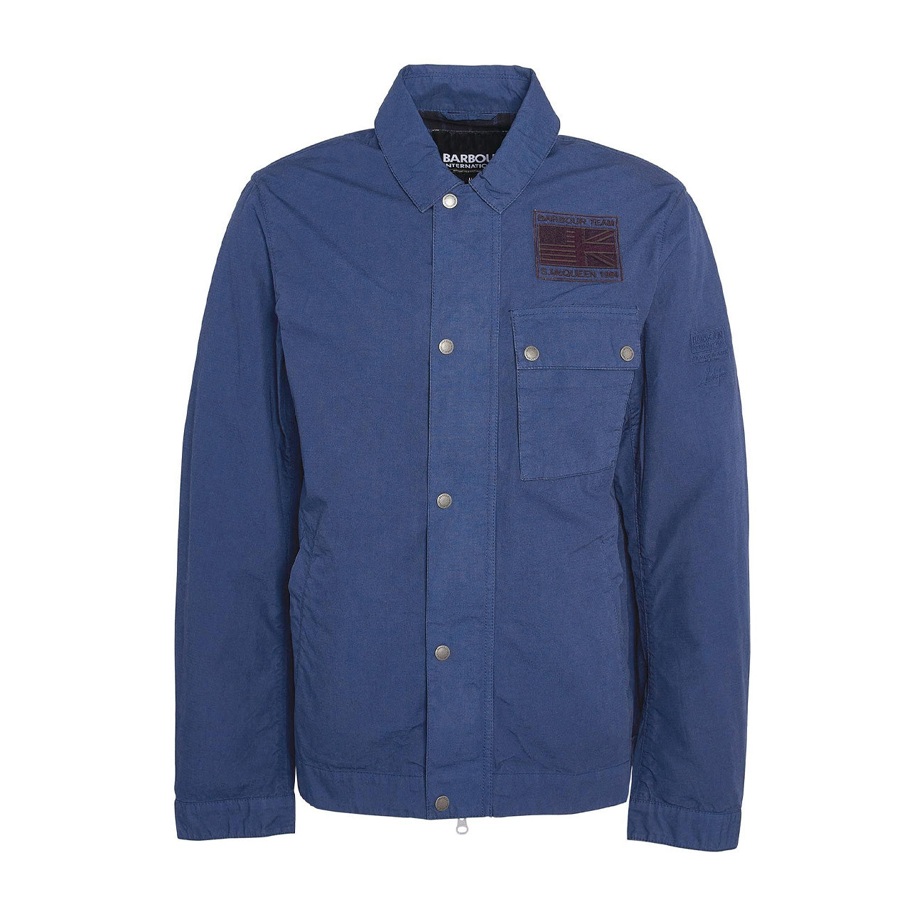 BARBOUR INTERNATIONAL Giubbotto Casual Workers Uomo Washed Cobalt MCA0976 BL52 WASHED COBALT 