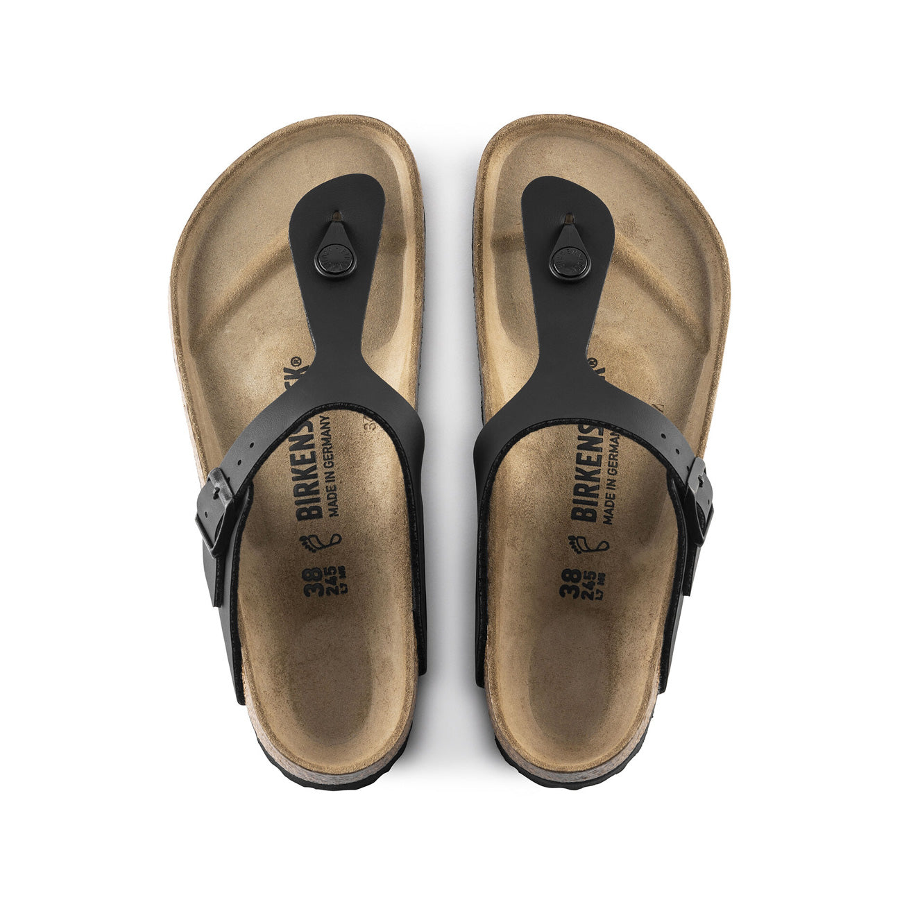 BIRKENSTOCK Sandali Gizeh Unisex Black 0043691 BLACK 