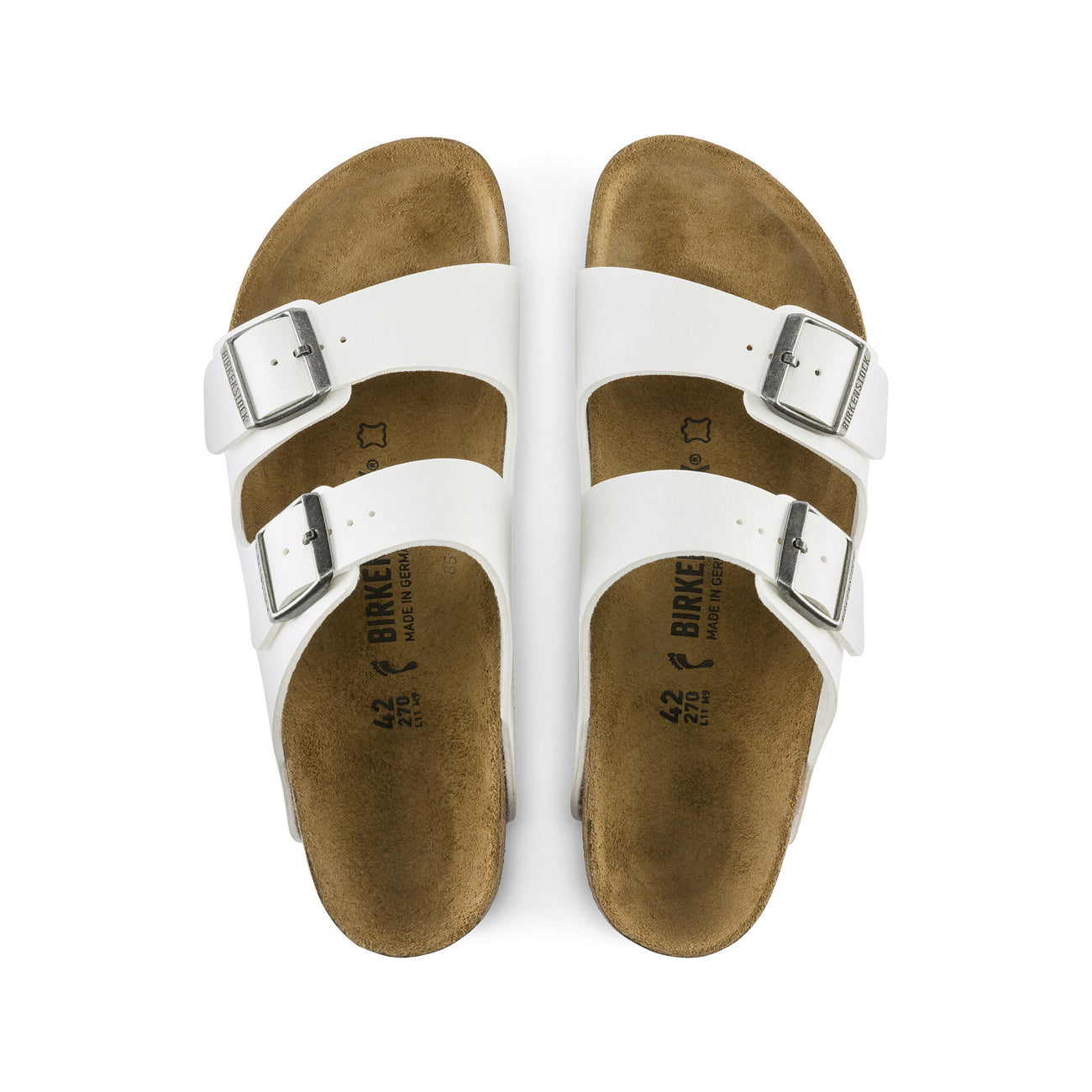 BIRKENSTOCK Sandali Arizona Birko-Flor 0552683 WHITE 