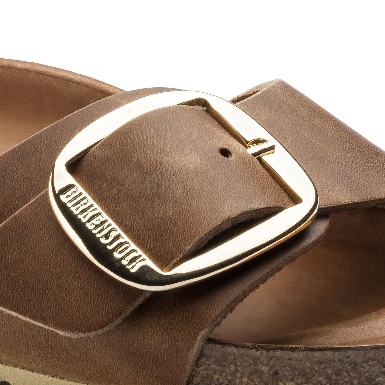 BIRKENSTOCK Sandali Madrid Con Grande Fibbia 1006525 COGNAC 