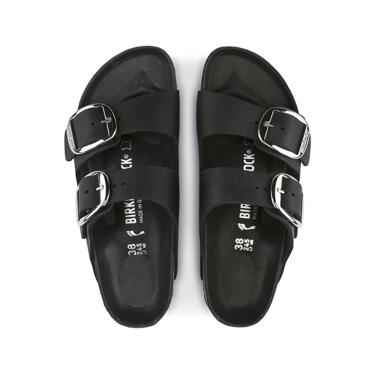BIRKENSTOCK Sandali Arizona Con Grande Fibbia 1011075 BLACK 