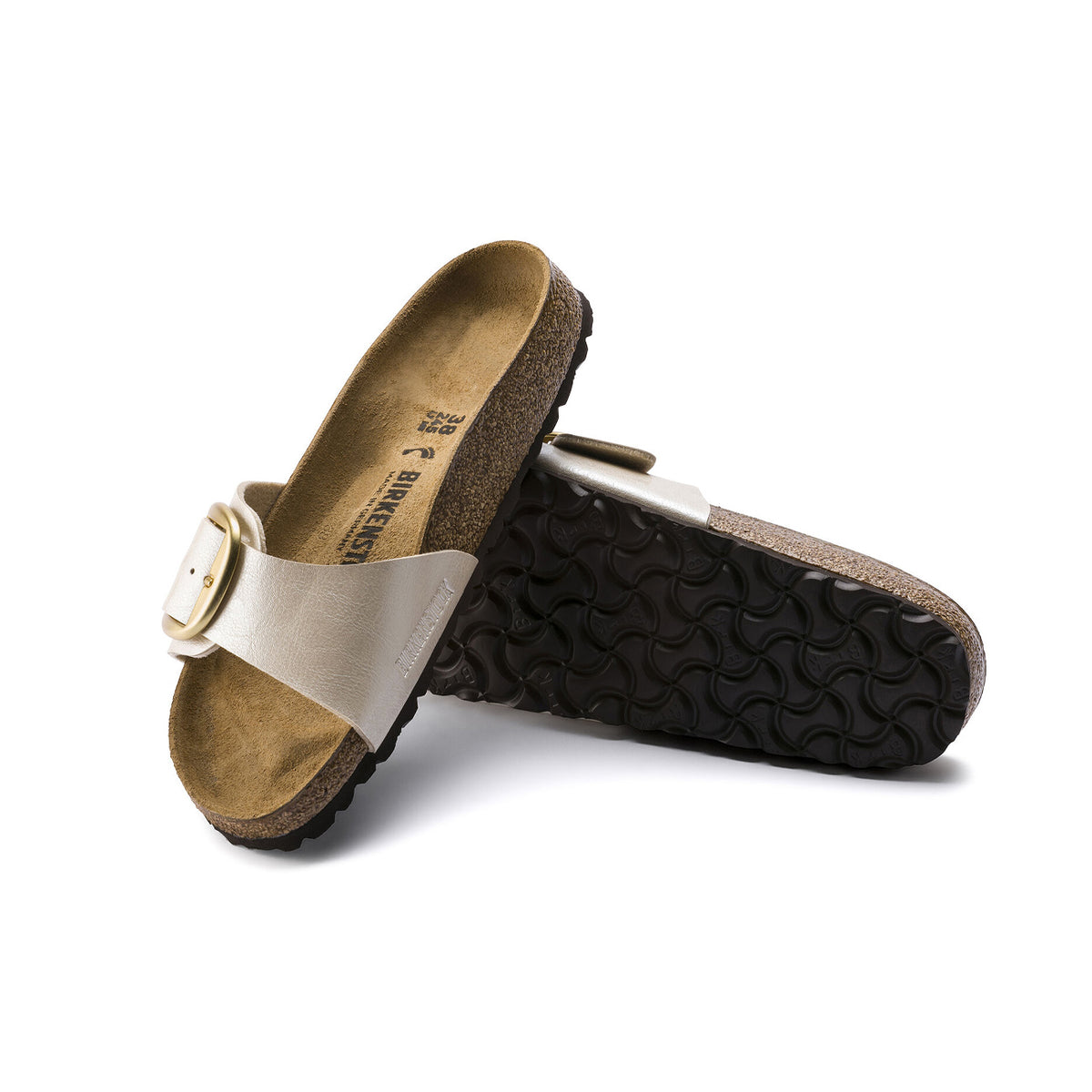BIRKENSTOCK Sandali Madrid Big Buckle Donna Graceful Pearl White 1015279 GRACEFUL PEARL WHITE 