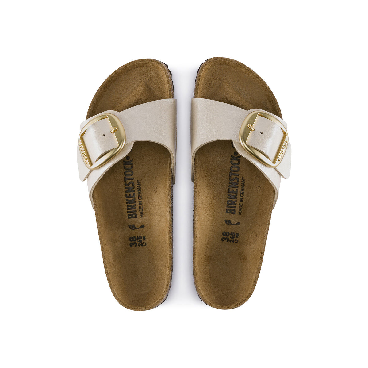 BIRKENSTOCK Sandali Madrid Big Buckle Donna Graceful Pearl White 1015279 GRACEFUL PEARL WHITE 