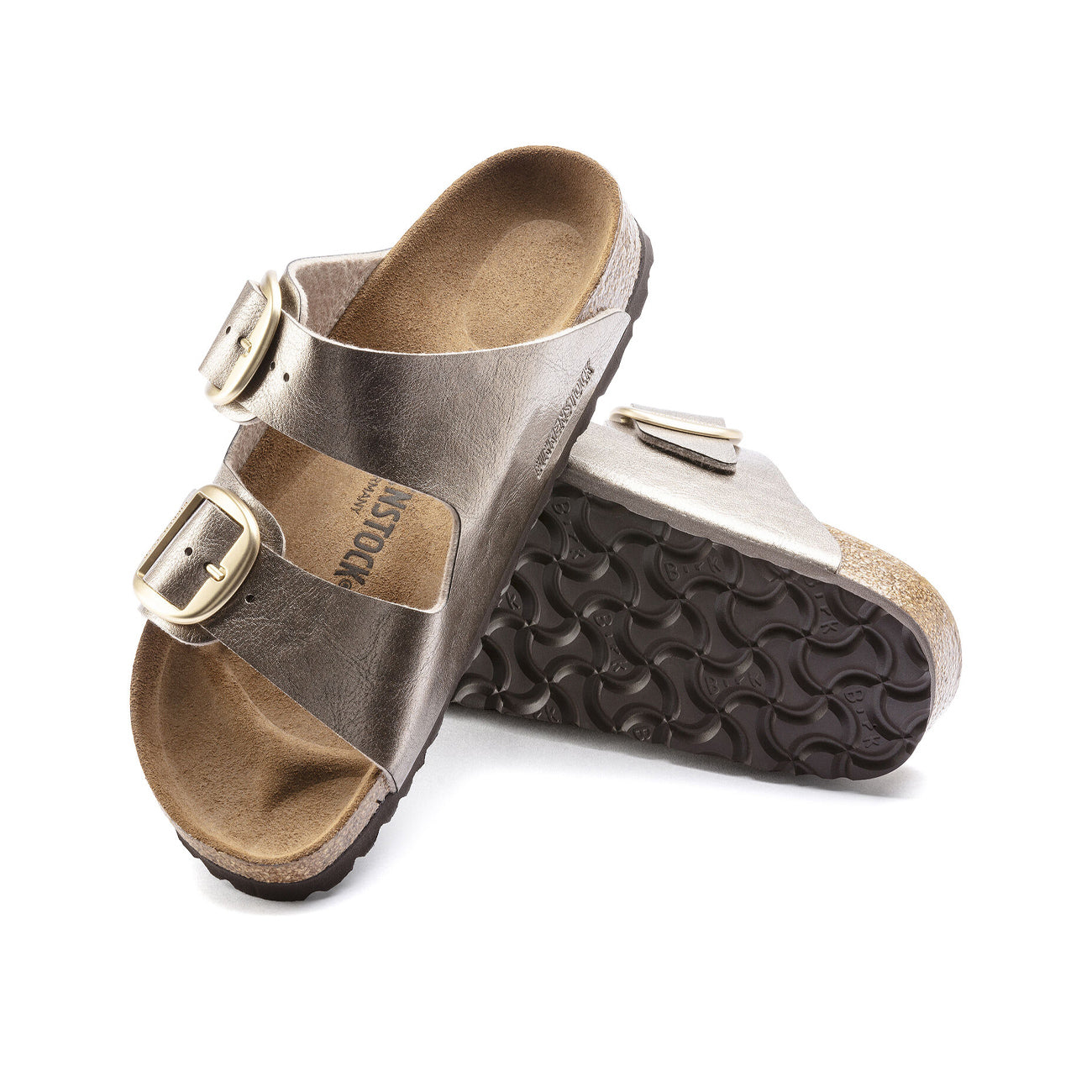 BIRKENSTOCK Ciabatta Arizona Con Fibbia Grande Birko Flor 1020882 GRACEFUL TAUPE 