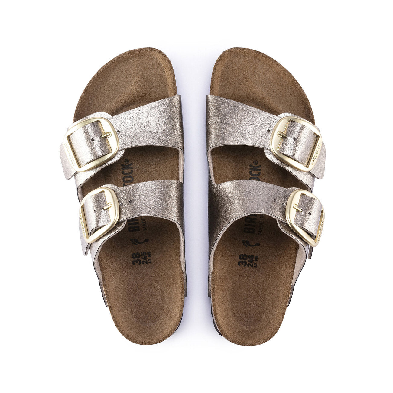 BIRKENSTOCK Ciabatta Arizona Con Fibbia Grande Birko Flor 1020882 GRACEFUL TAUPE 