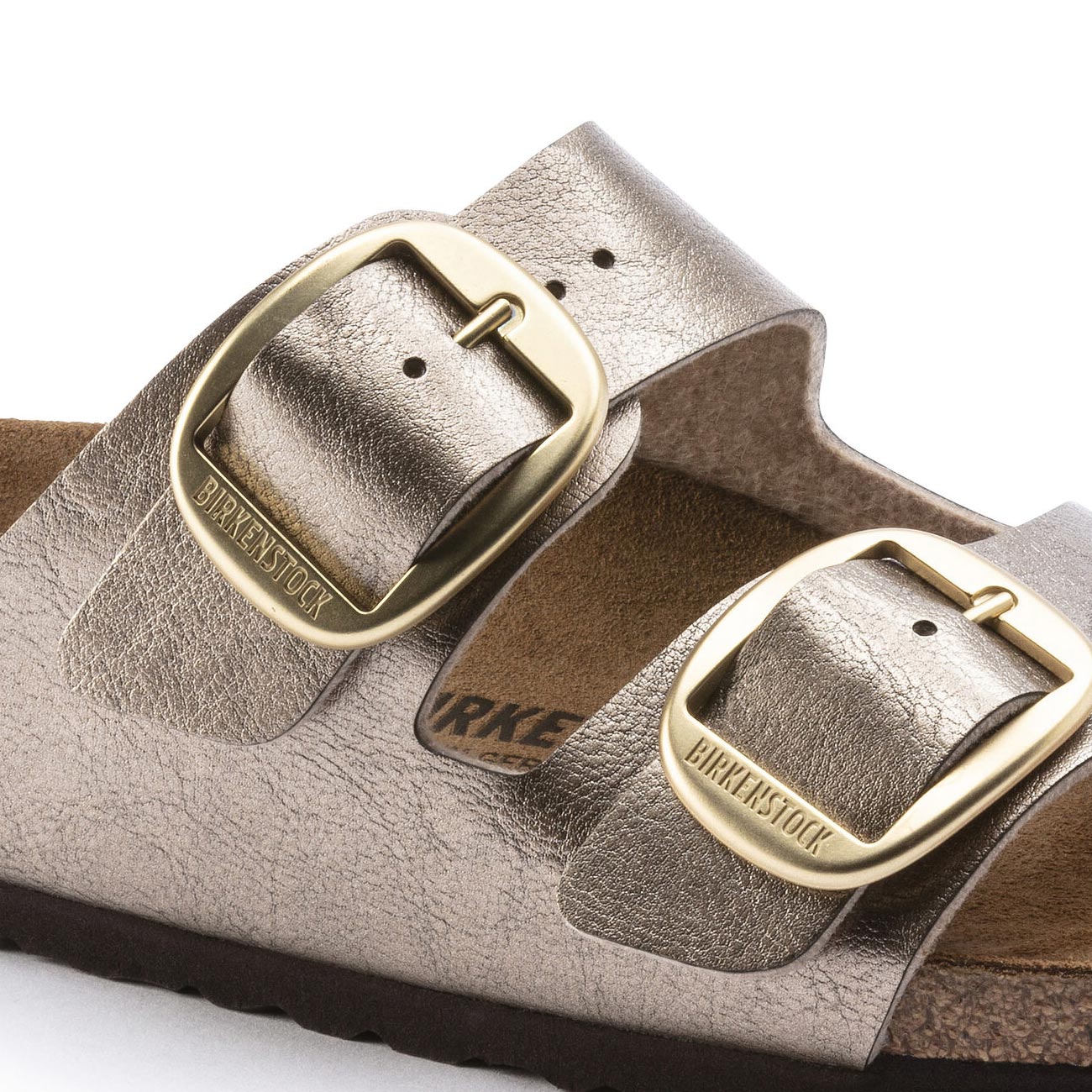 BIRKENSTOCK Ciabatta Arizona Con Fibbia Grande Birko Flor 1020882 GRACEFUL TAUPE 